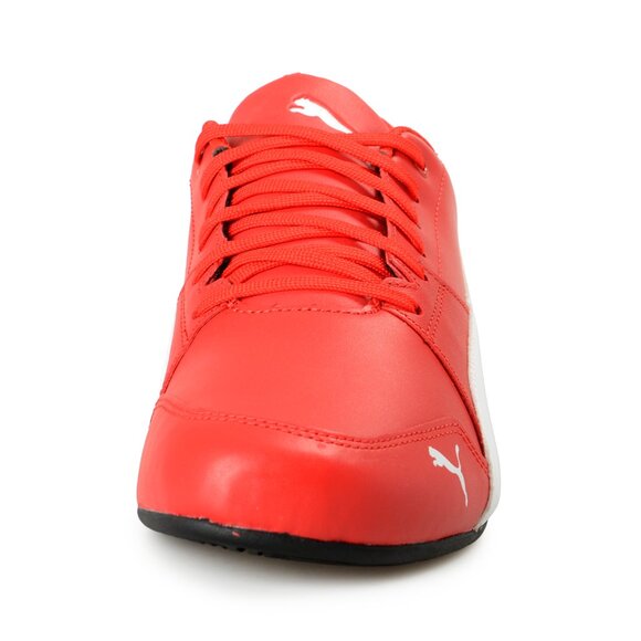 Puma X Scuderia Ferrari "SF Drift Cat 7" Red Leather Athletic Sneakers Shoes - Picture 5 of 8